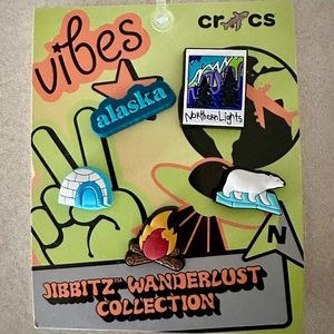 Crocs Jibbitz Charms Wanderlust Collection: Alaska 5 Pack